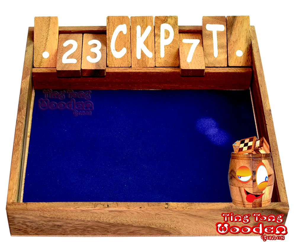 Klappenspiel Shut the Box Trinkspiel Jägermeisterspiel Klappenspiel Shut the Box Trinkspiel Jägermeisterspiel