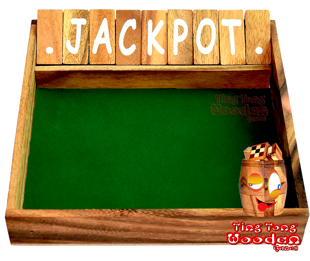 Klappenspiel Shut the Box Trinkspiel Jägermeisterspiel