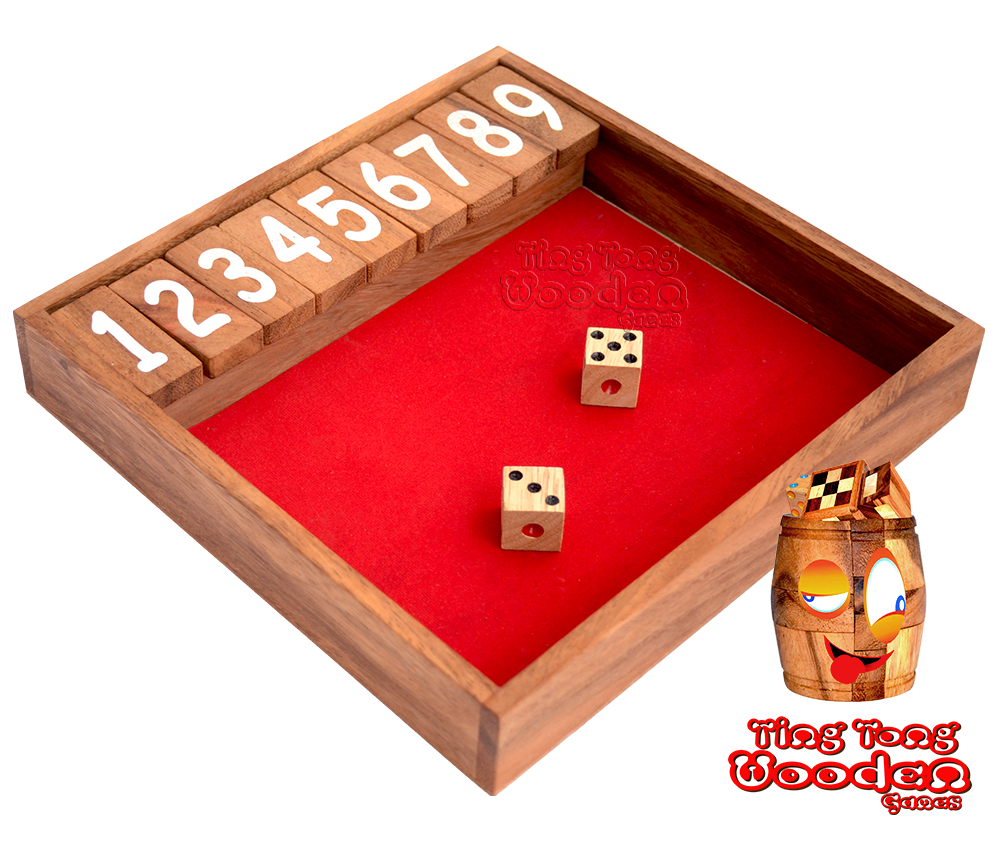Klappenspiel Shut the Box Trinkspiel Jägermeisterspiel Klappenspiel Shut the Box Trinkspiel Jägermeisterspiel