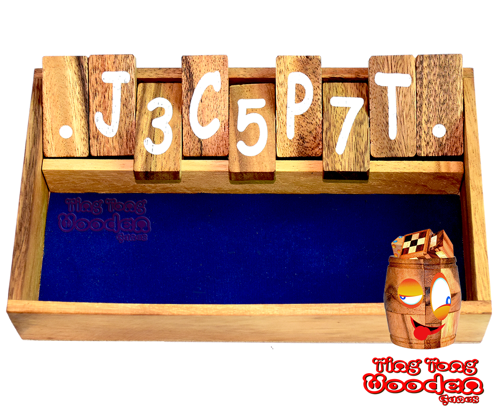 Klappenspiel Shut the Box Trinkspiel Jägermeisterspiel Klappenspiel Shut the Box Trinkspiel Jägermeisterspiel