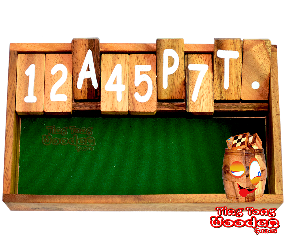 Klappenspiel Shut the Box Trinkspiel Jägermeisterspiel Klappenspiel Shut the Box Trinkspiel Jägermeisterspiel