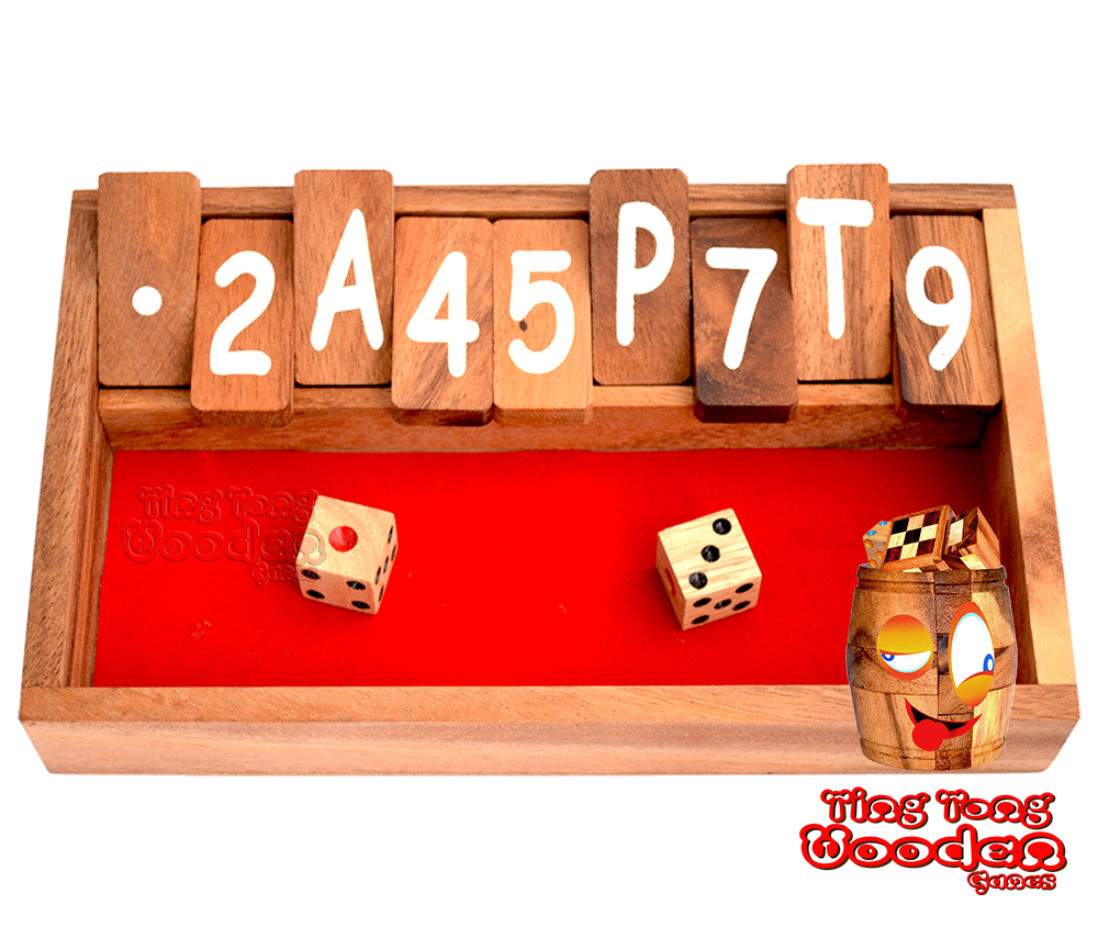Klappenspiel Shut the Box Trinkspiel Jägermeisterspiel