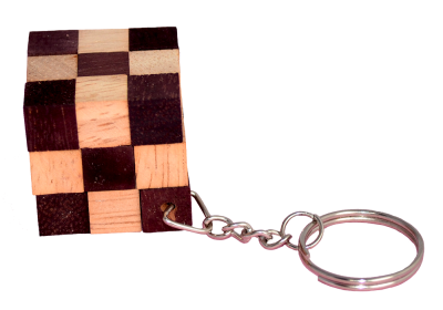 Snake Cube Schlüsselanhänger Ting Tong Schlangenwürfel Keyholder mini Puzzle Knobelspiel