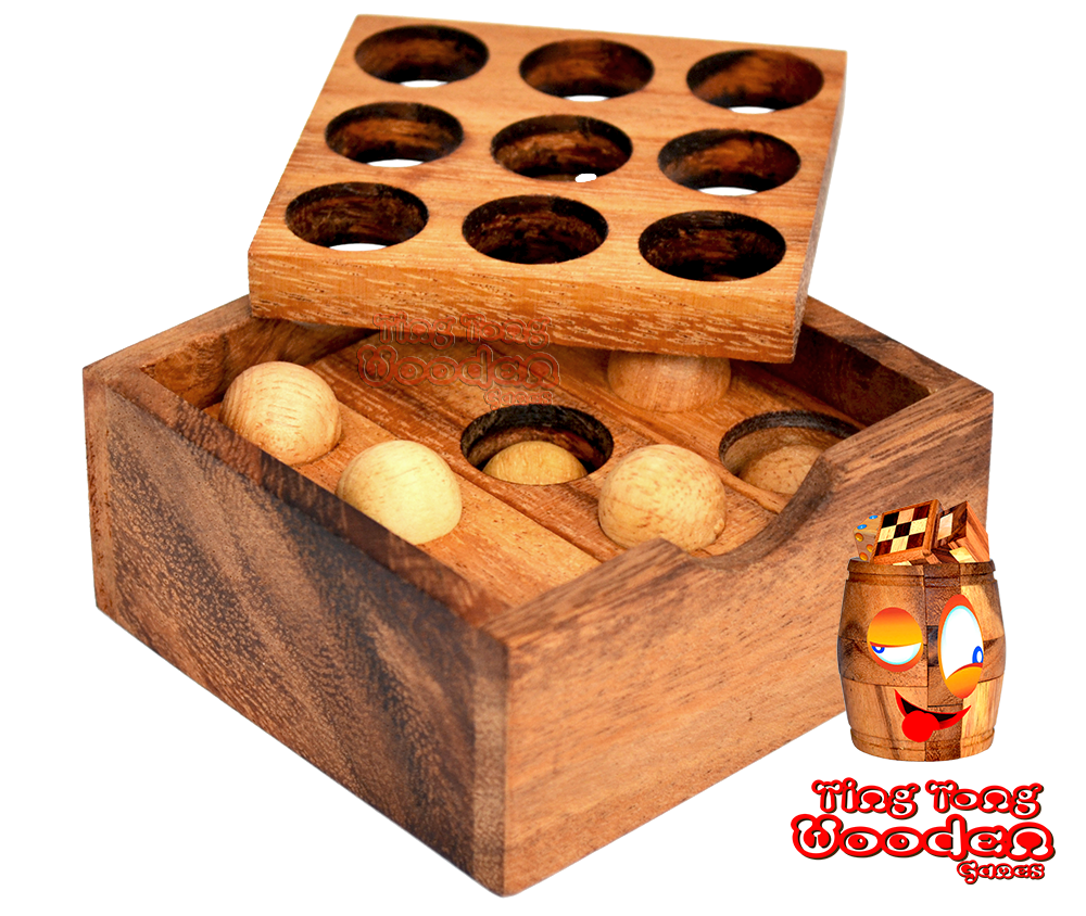 Easybox to drewniane puzzle dla dzieci, składające się tylko z 6 znaków
